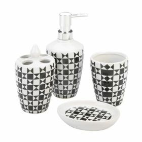 Accent Plus Geometric Bath Accessory Set