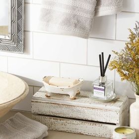 Accent Plus Cast Iron Farmhouse Soap Dish
