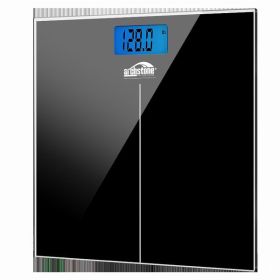 Bathroom Scale - LCD Backlighting and Tempered Glass (Pack of 1)