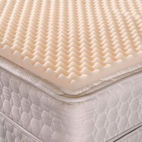 Convoluted Foam Mattress Pad Topper 1.35 Density (Pack of 1)