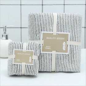 Bamboo Charcoal Coral Velvet soft absorbent Bath Towel set (Pack of 1)