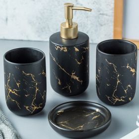 Ceramic imitation marble Bathroom Accessory Set (Pack of 1)
