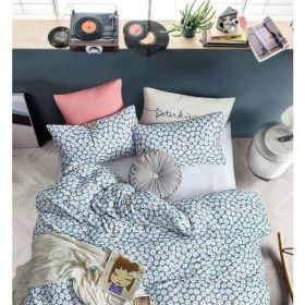 Demi Little Daisy 100% Cotton Double Layer Yarn Comforter Set Queen/Full (Pack of 1)